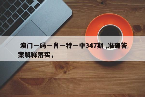  澳门一码一肖一特一中347期 ,准确答案解释落实，